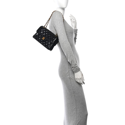 Chanel Patent Quilted Small Double Sided Flap Black 2 of 12