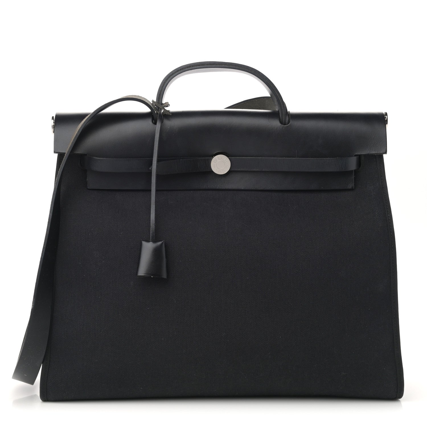 Hermes Toile Vache Hunter Herbag Zip 39 MM Black 2 of 14
