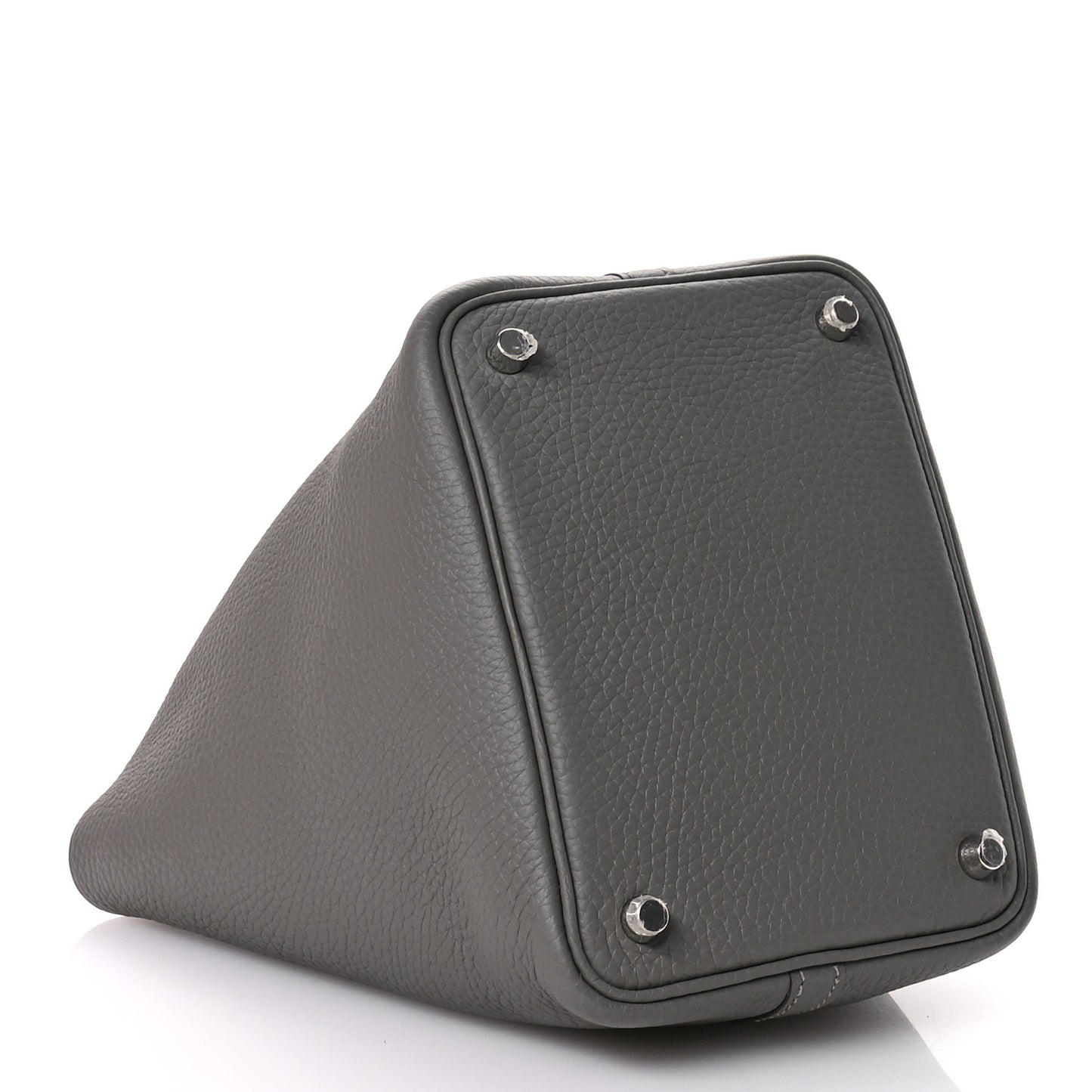 Taurillon Clemence Picotin Lock 18 PM Etain