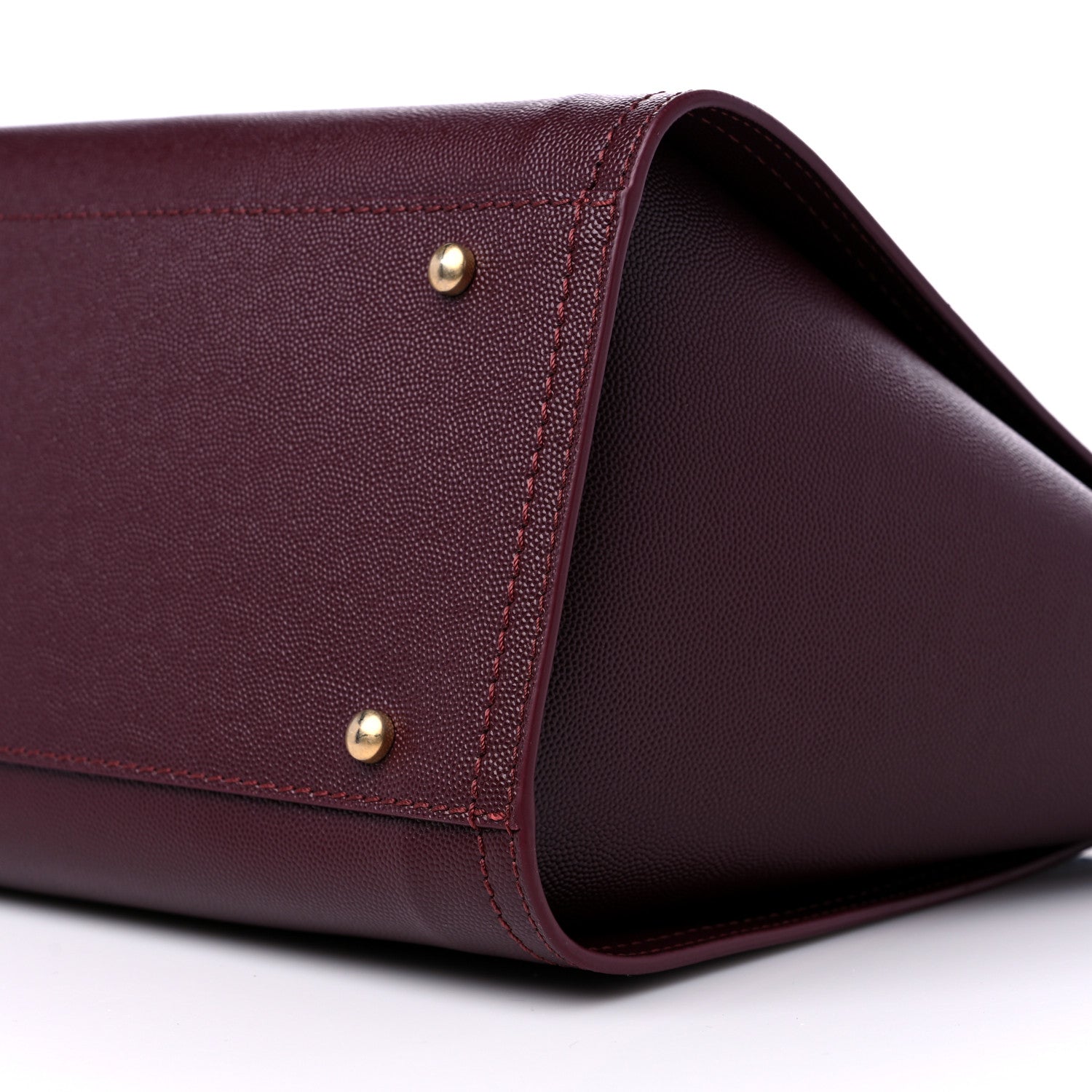 Chanel Caviar Small Studded Deauville Tote Burgundy 8 of 8
