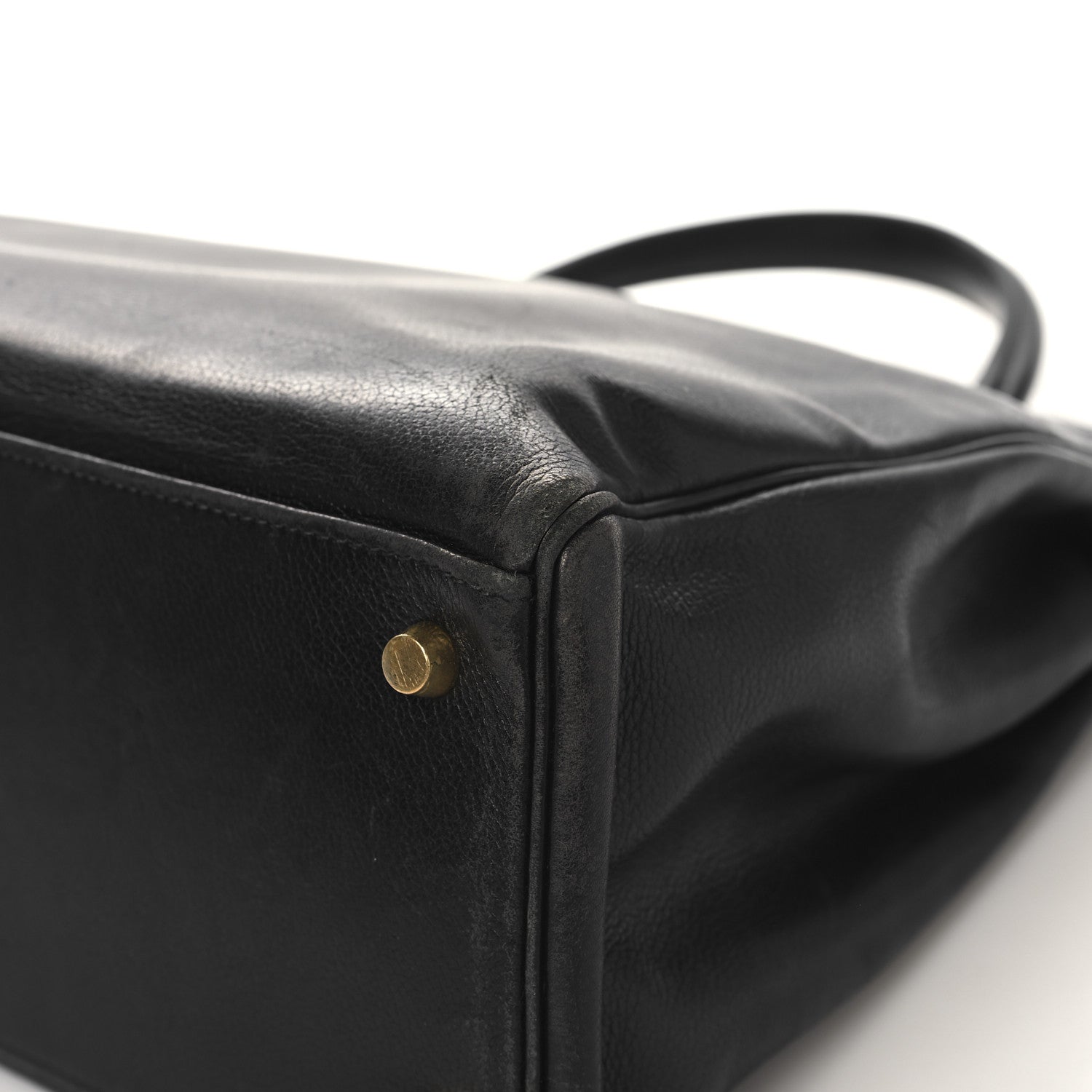 Hermes Evergrain Kelly Retourne 32 Black 12 of 21