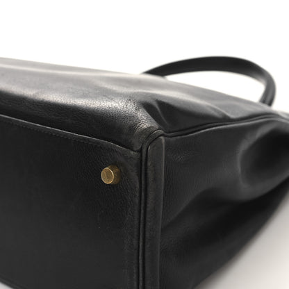 Hermes Evergrain Kelly Retourne 32 Black 12 of 21