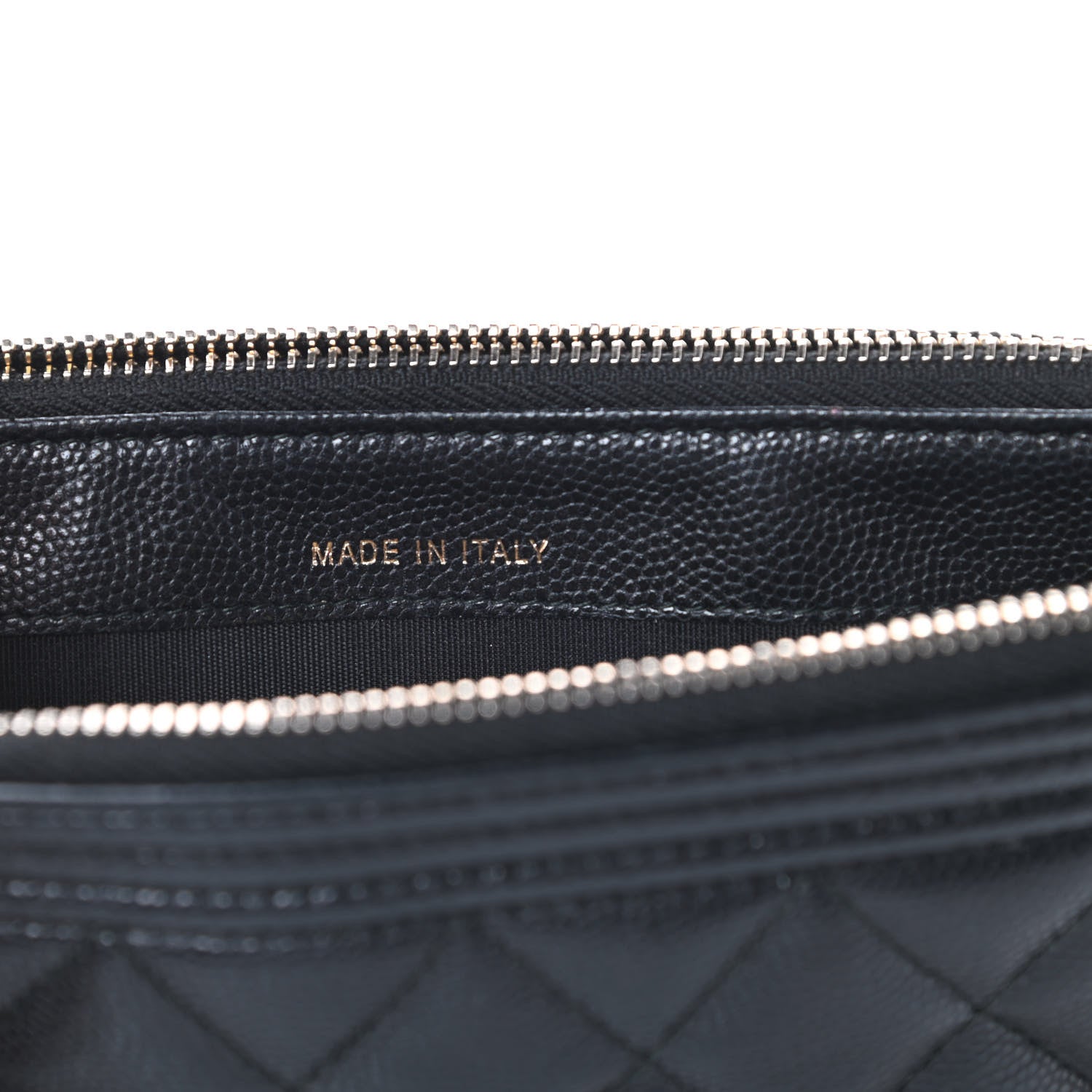 Chanel Caviar Quilted Small Boy Clutch With Chain Black 9 of 17