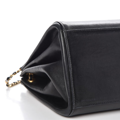Chanel Lambskin Chocolate Bar Accordion Flap Black 9 of 10