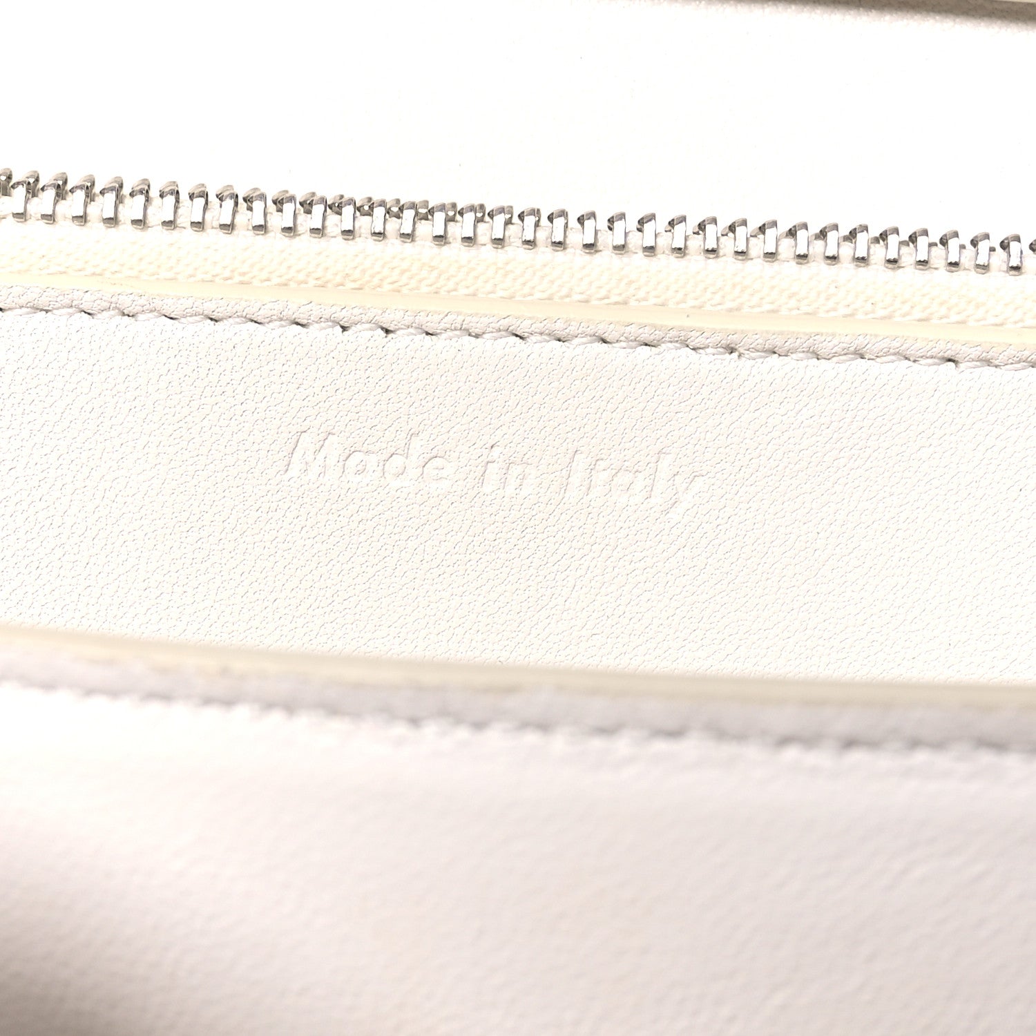 Celine Liege Calfskin Medium Classic Box Flap Bag White 6 of 12