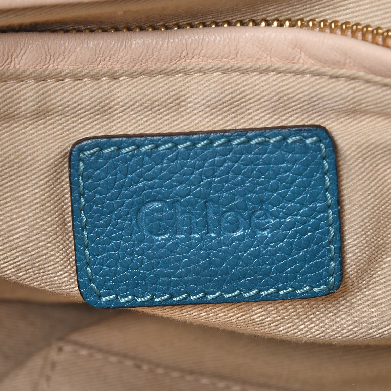 Chloe Calfskin Medium Paraty Peacock Blue 7 of 18