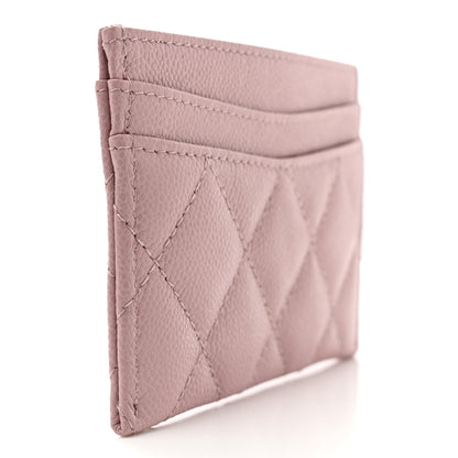 Chanel Caviar Quilted Card Holder Light Pink 3 of 8