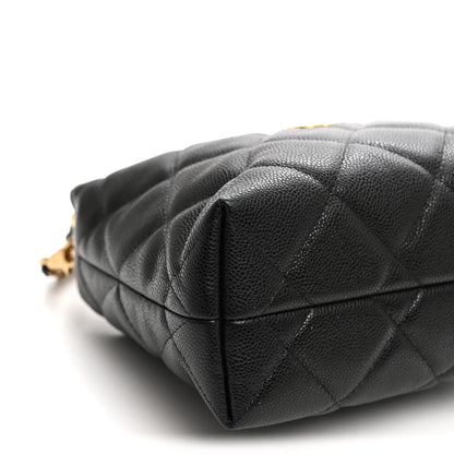 Chanel Caviar Quilted Chanel Way Clutch With Chain Black 9 of 10