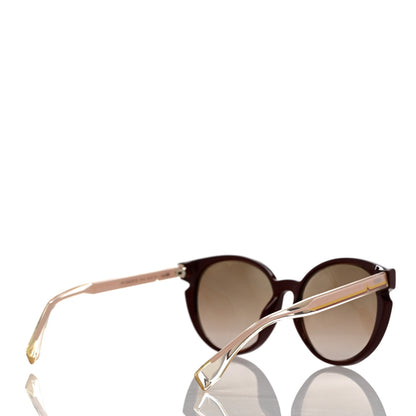 Fendi Acetate Cat Eye Sunglasses FF 0142/S Burgundy 4 of 6