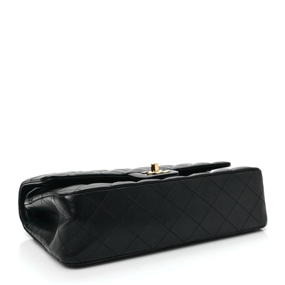 Chanel Lambskin Quilted Medium Double Flap Black 3 of 9
