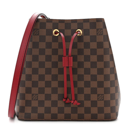 Louis Vuitton Damier Ebene Neonoe MM Cherry Berry 1 of 10