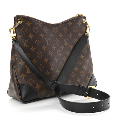 Louis Vuitton Monogram Odeon MM Black 2 of 9