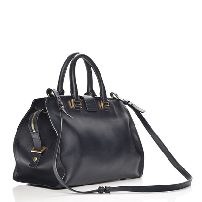 Saint Laurent Calfskin Small Classic Y Cabas Navy Blue 3 of 10