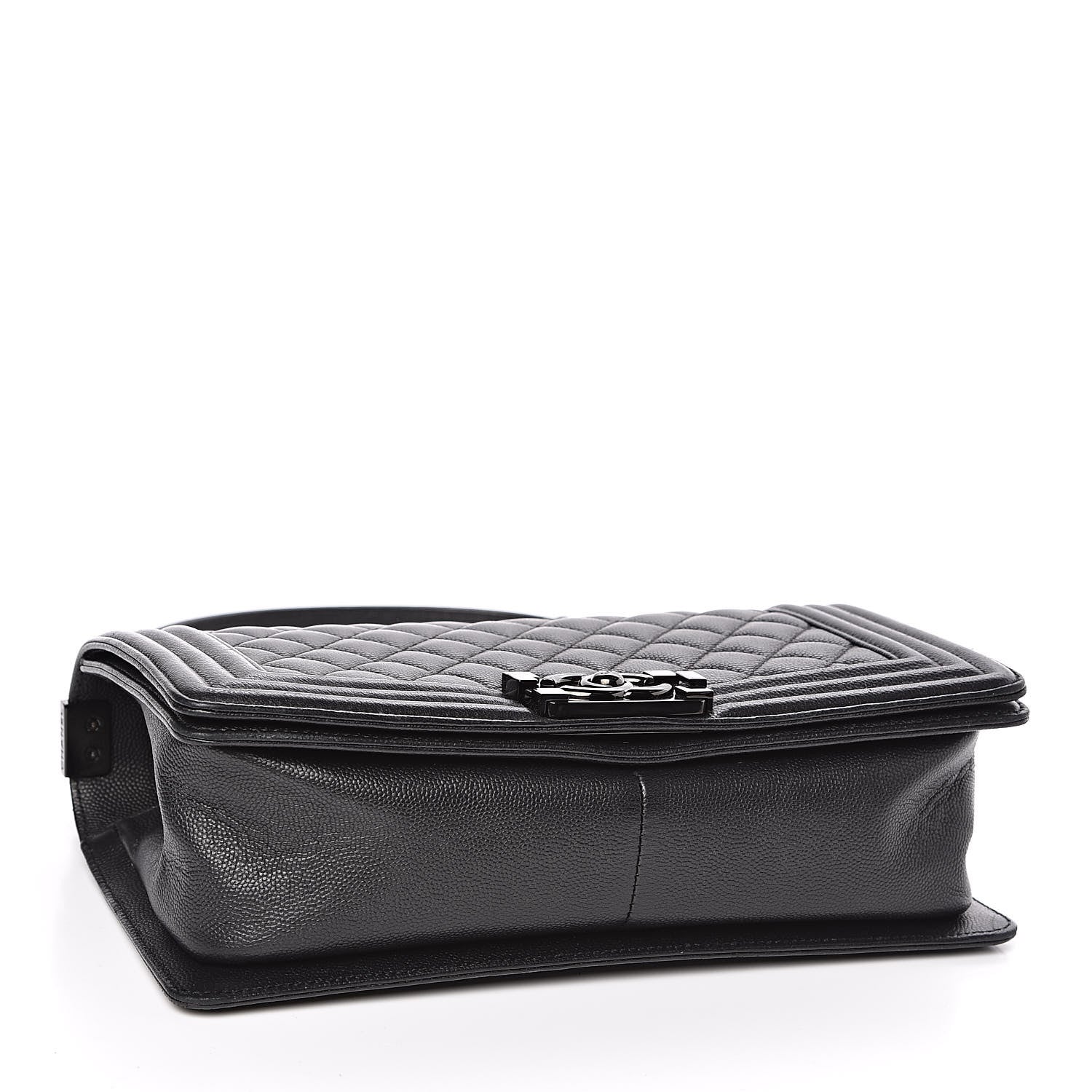 Chanel Caviar Quilted Medium Boy Flap So Black 4 of 11