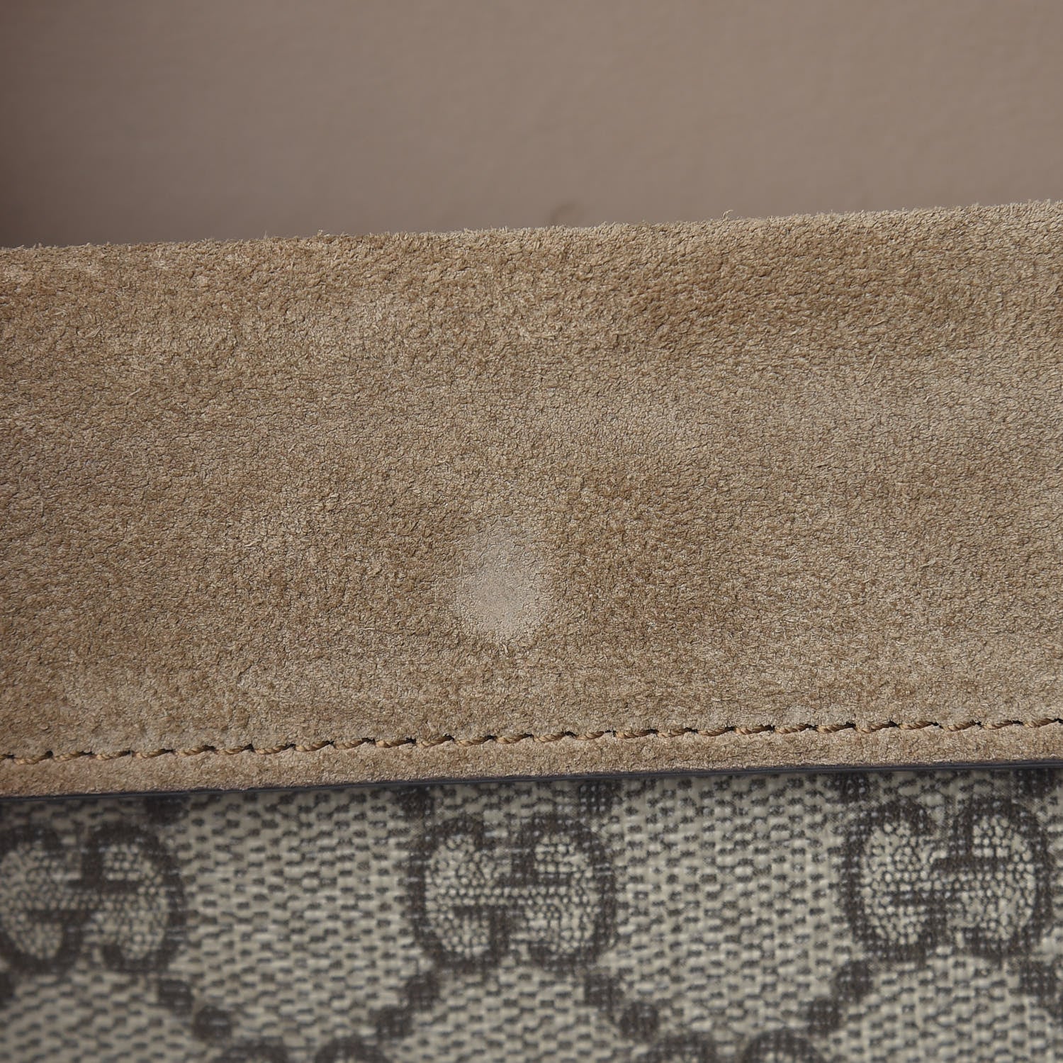 Gucci GG Supreme Monogram Super Mini Dionysus Shoulder Bag Taupe 7 of 11