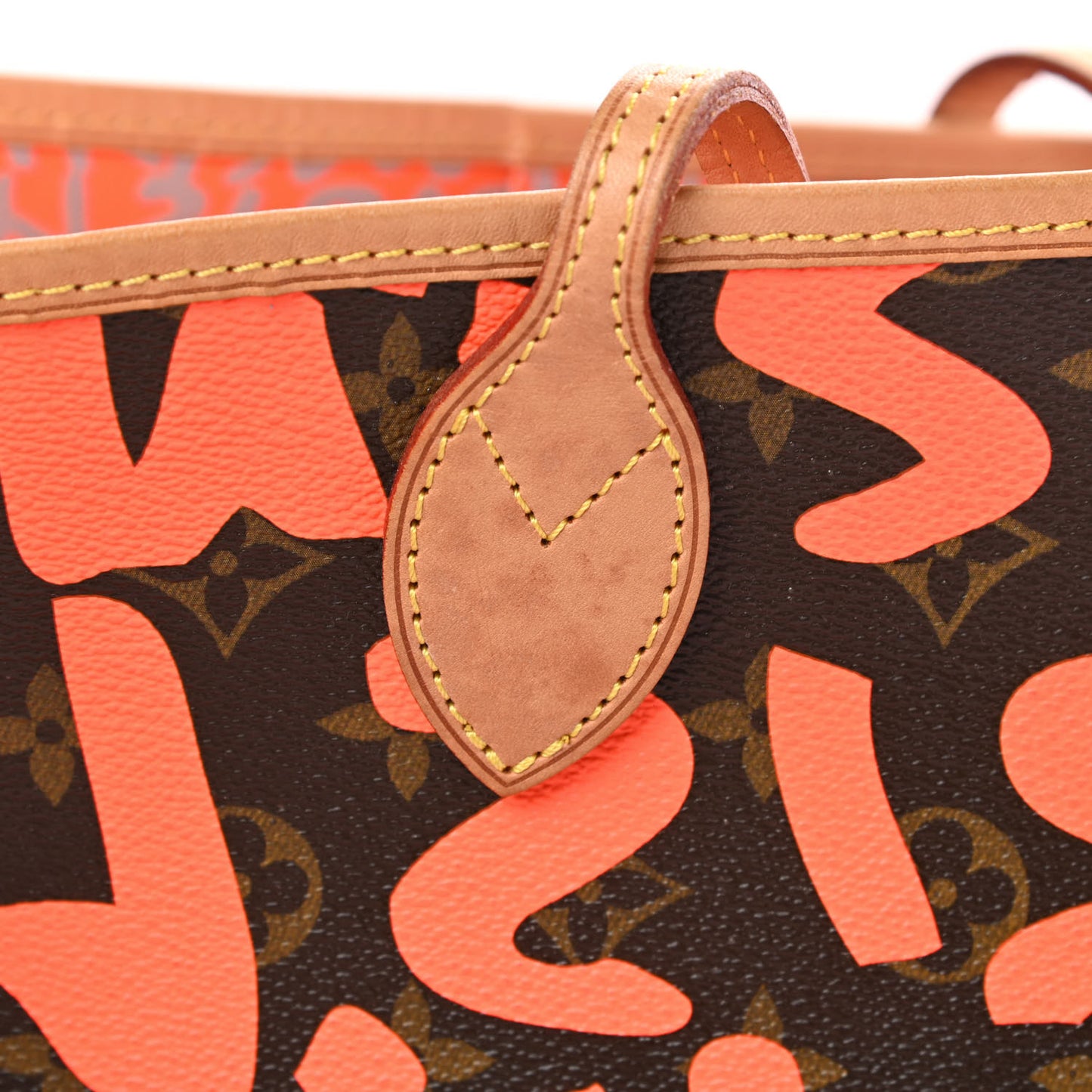 Monogram Graffiti Neverfull GM Orange