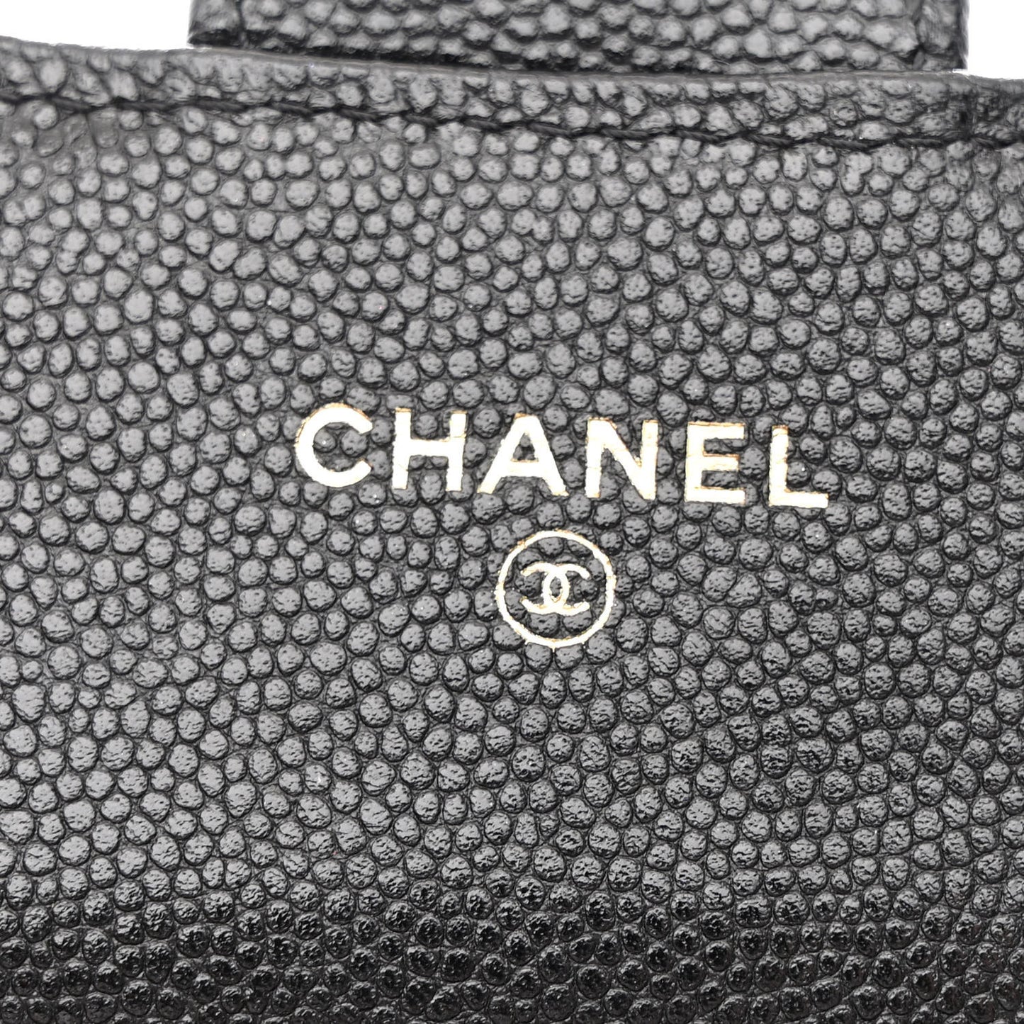Caviar Quilted Mini Chain Bag Black