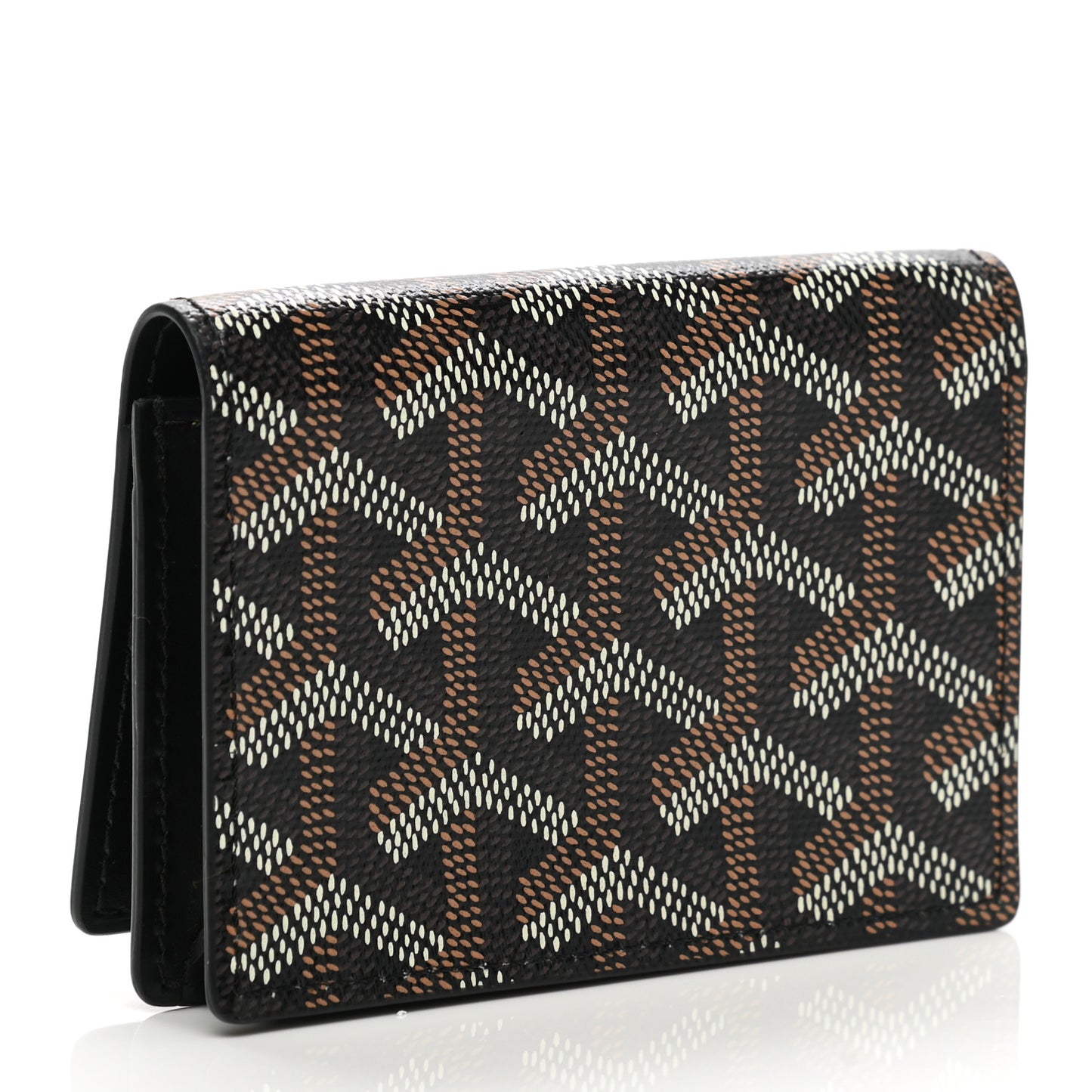Goyardine Business Card Holder Black