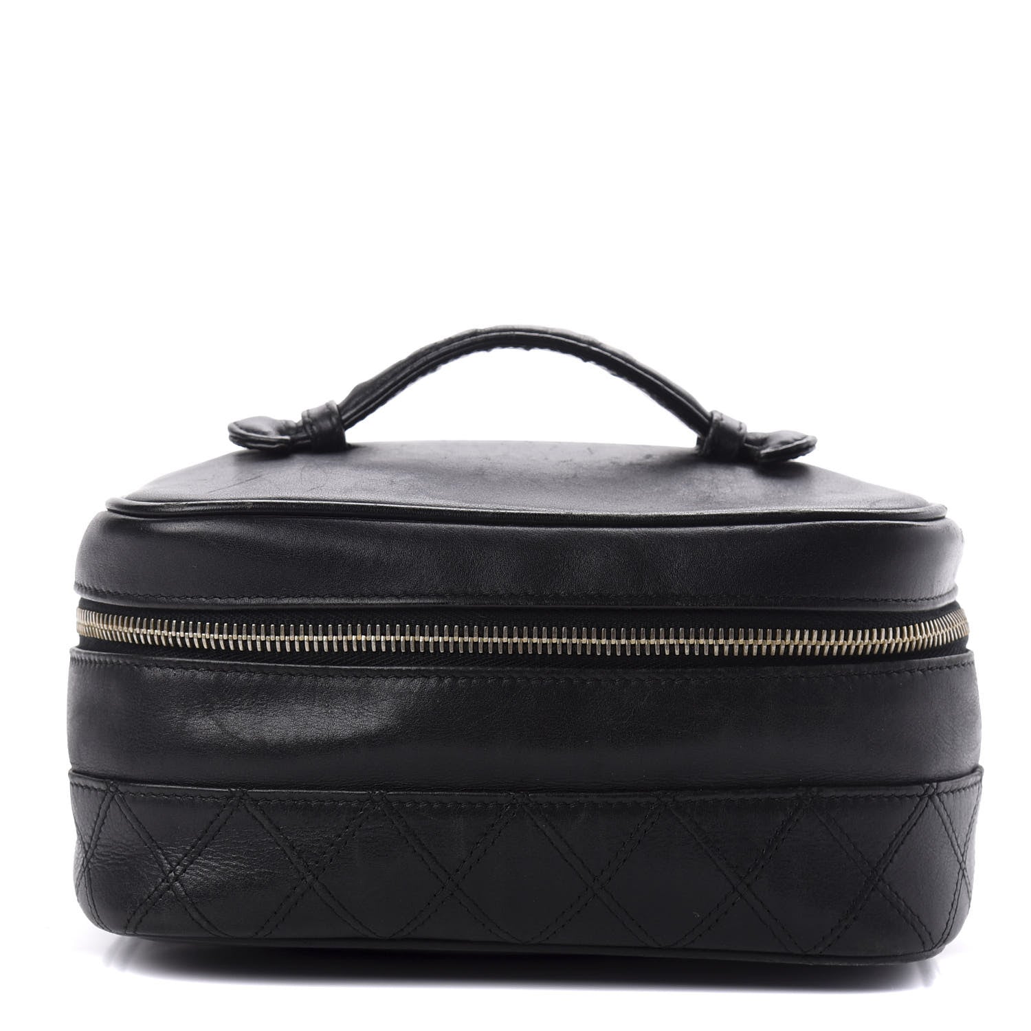 Chanel Lambskin Vanity Cosmetic Case Black 1 of 8