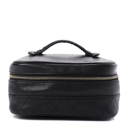 Chanel Lambskin Vanity Cosmetic Case Black 1 of 8