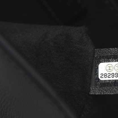 Chanel Caviar Small Studded Deauville Tote Black 10 of 12