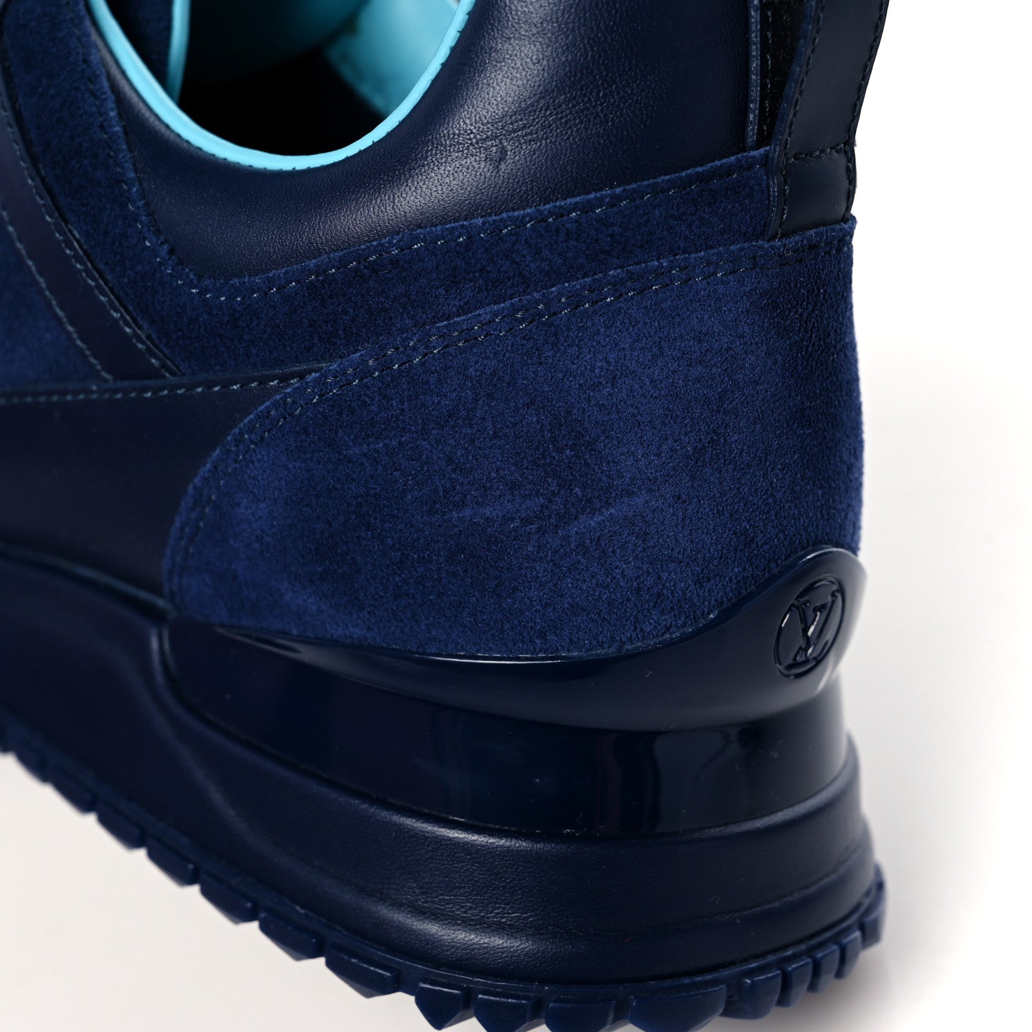Louis Vuitton Suede Run Away Sneakers 38 Blue 9 of 11