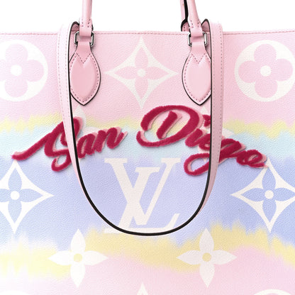 Louis Vuitton Monogram Escale San Diego Onthego GM Pastel 7 of 9