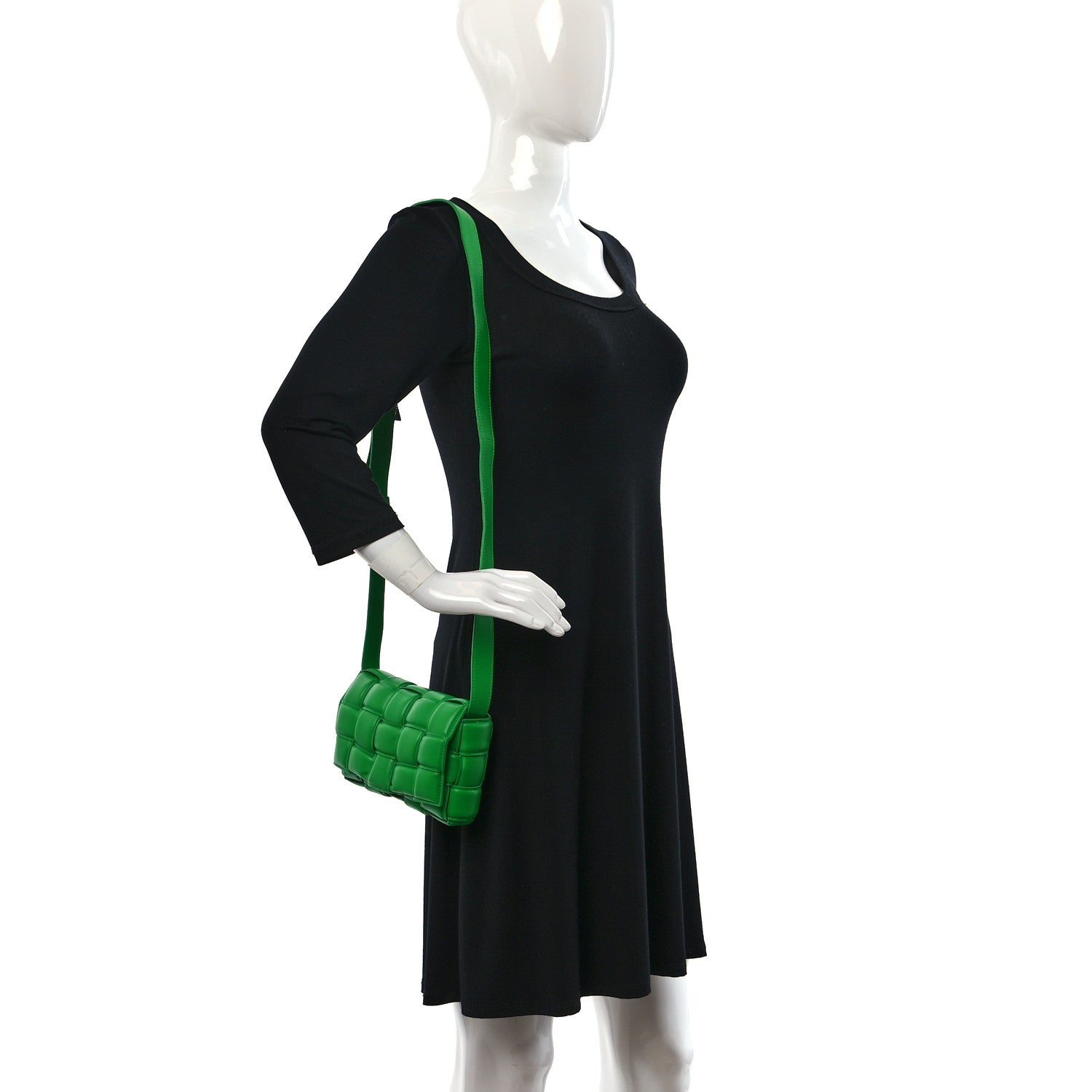 Bottega Veneta Nappa Maxi Intreccio Small Padded Cassette Crossbody Bag Parakeet 2 of 12
