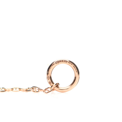 Hermes 18K Rose Gold Diamond PM New Farandole Pendant Necklace ST 5 of 6