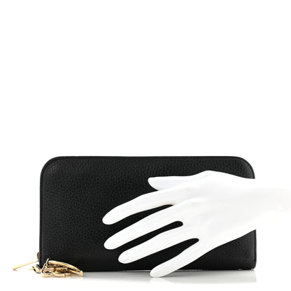 Christian Dior Bullcalf Diorissimo Voyageur Wallet Black 2 of 10