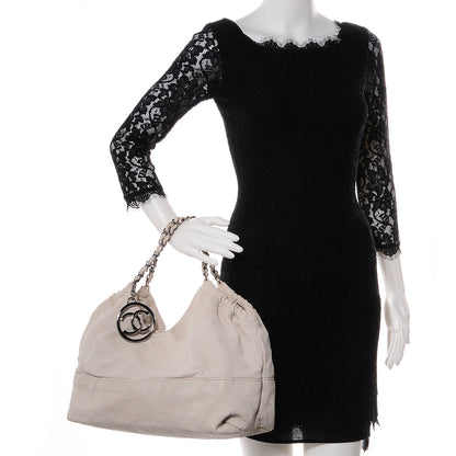 Chanel Calfskin Baby Coco Cabas White 2 of 10
