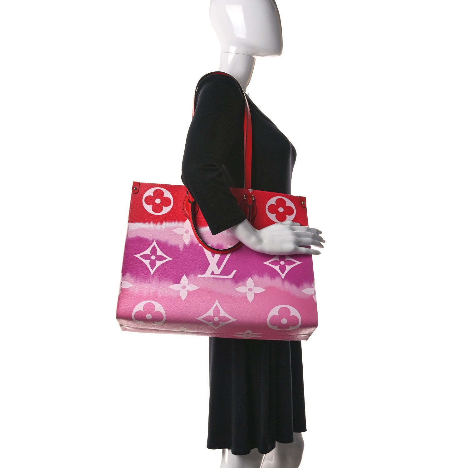 Louis Vuitton Monogram Escale Onthego GM Rouge 2 of 11