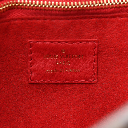 Louis Vuitton Grained Calfskin Monogram Double V Rubis 6 of 10