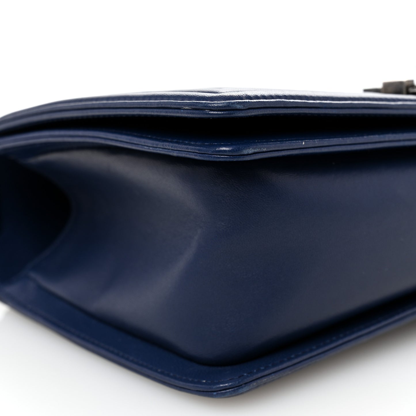 Lambskin Tile Medium Mosaic Boy Flap Navy Multicolor