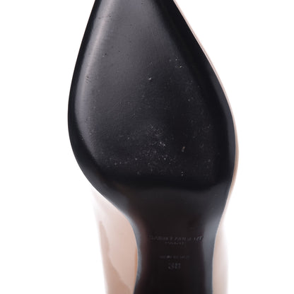Saint Laurent Patent Classic Paris 105 Escarpin Pumps 38 Nude 8 of 13