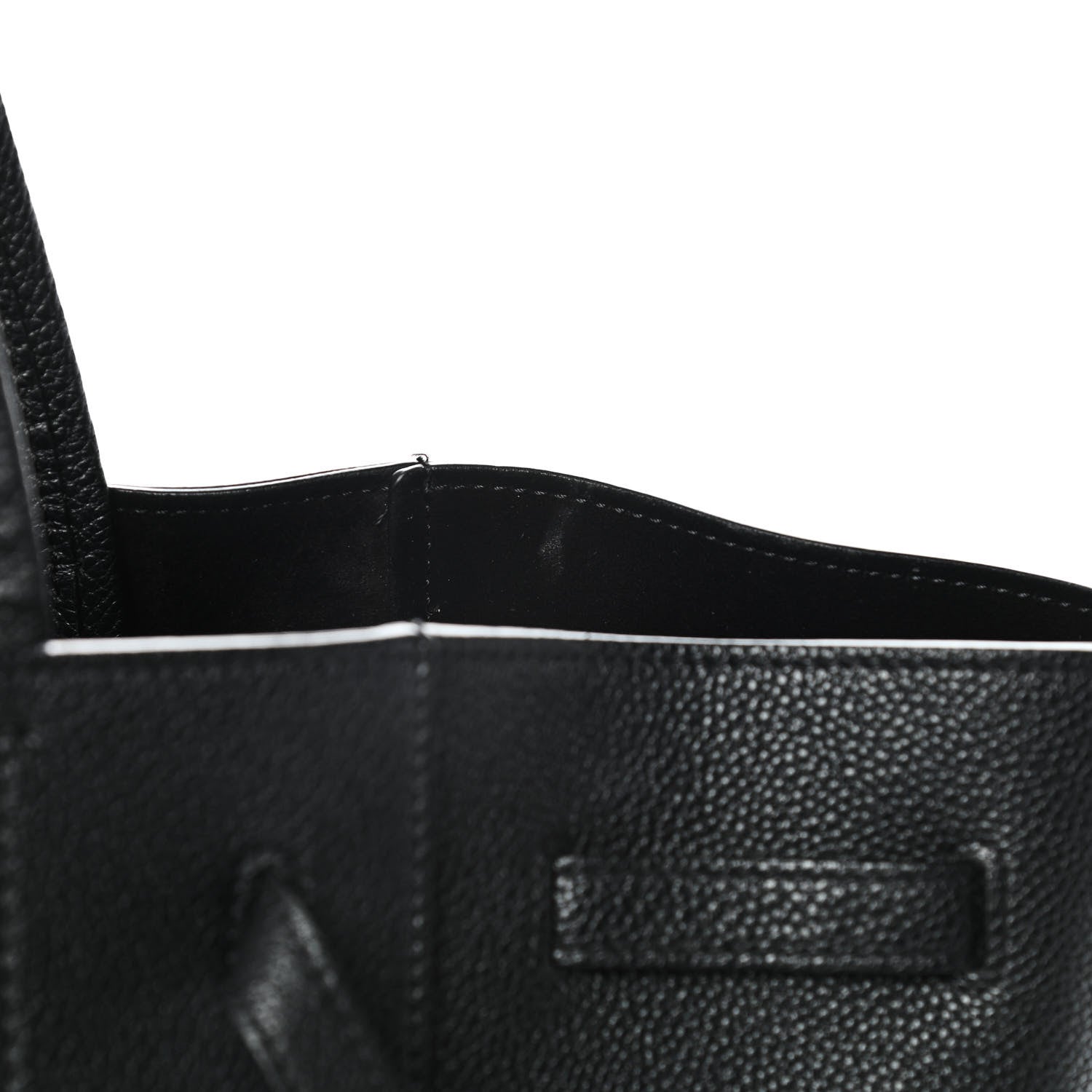 Celine Soft Grained Calfskin Small Belt Cabas Phantom Black 11 of 11
