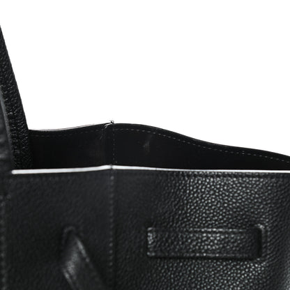 Celine Soft Grained Calfskin Small Belt Cabas Phantom Black 11 of 11