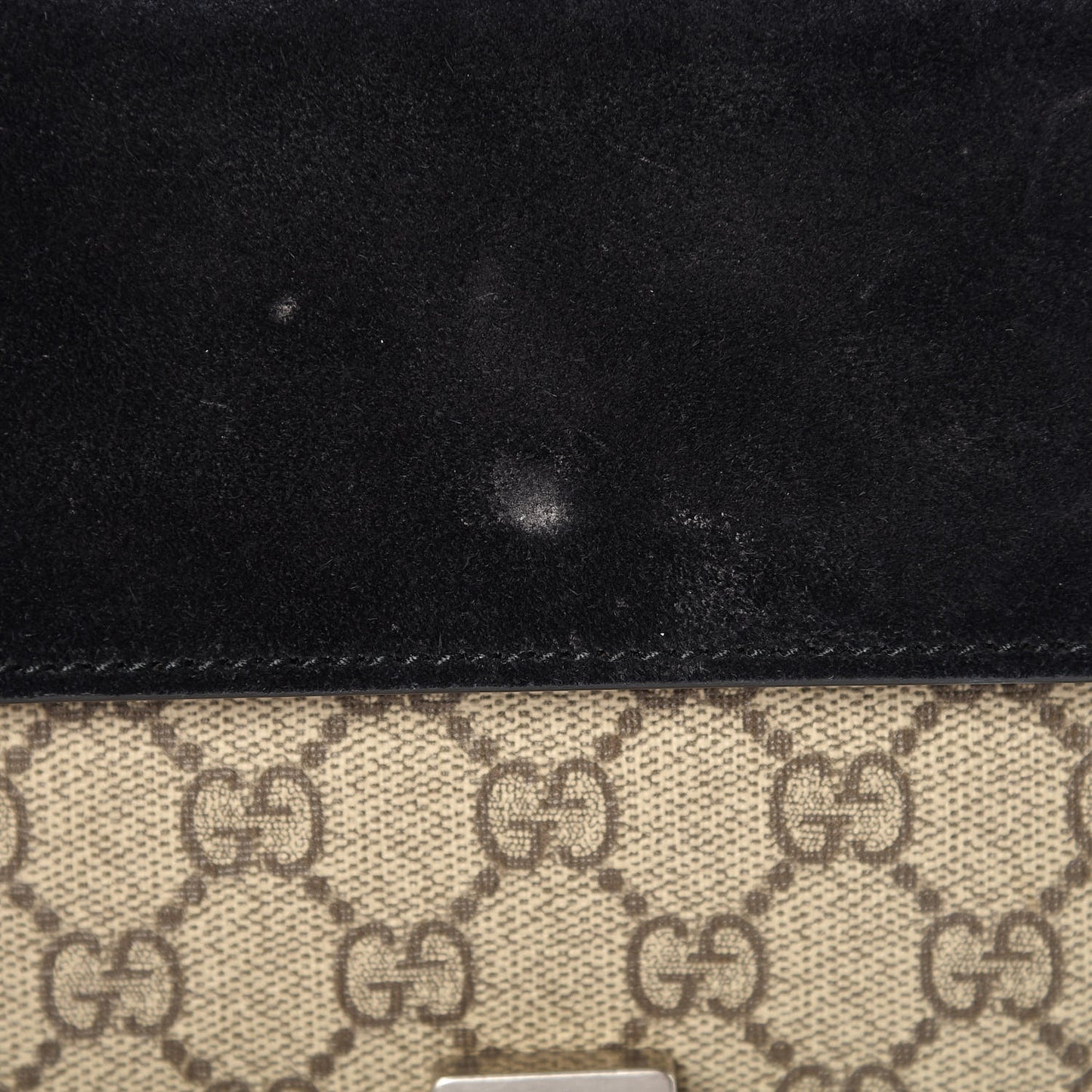 GG Supreme Monogram Mini Dionysus Shoulder Bag Black