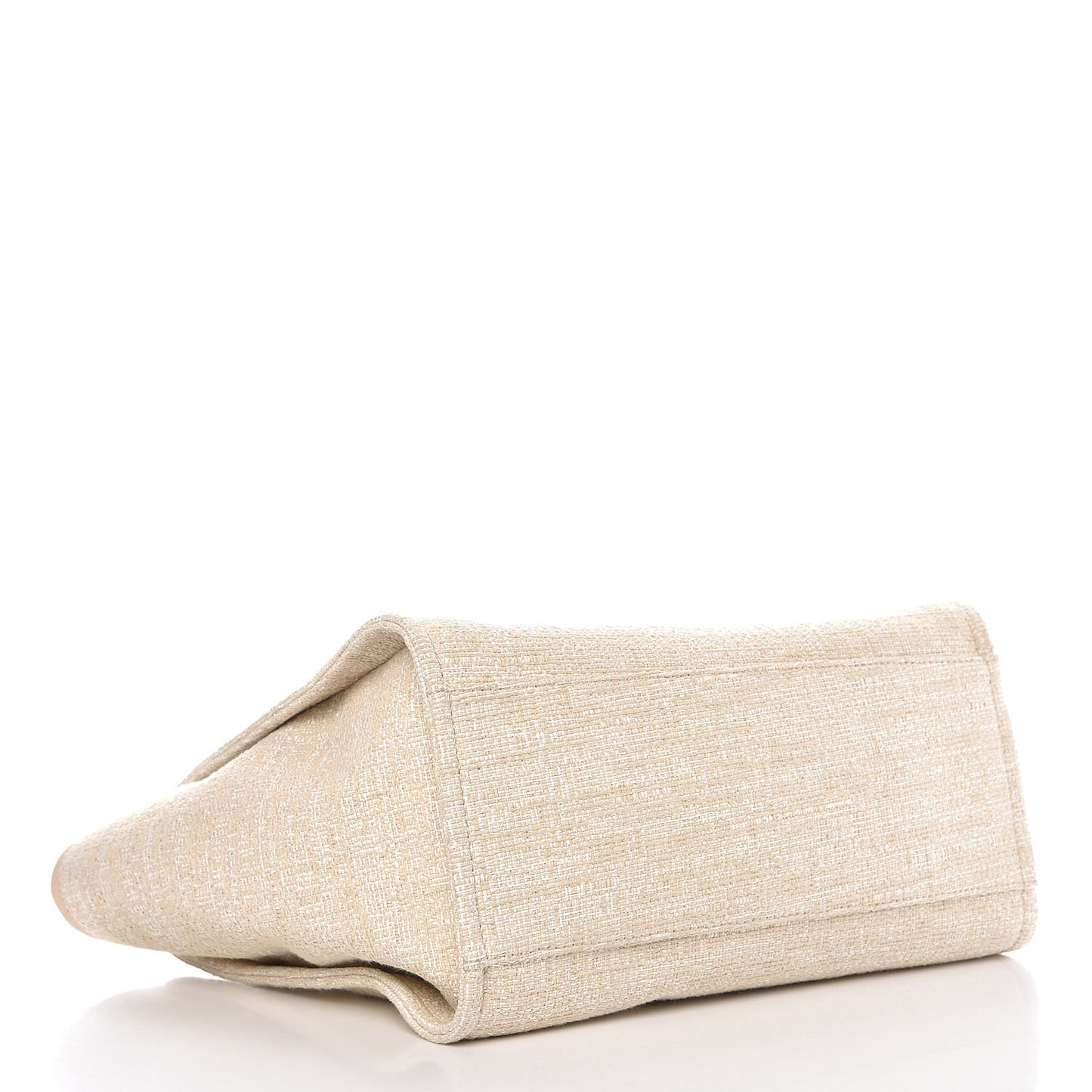 Canvas Large Deauville Tote Light Beige