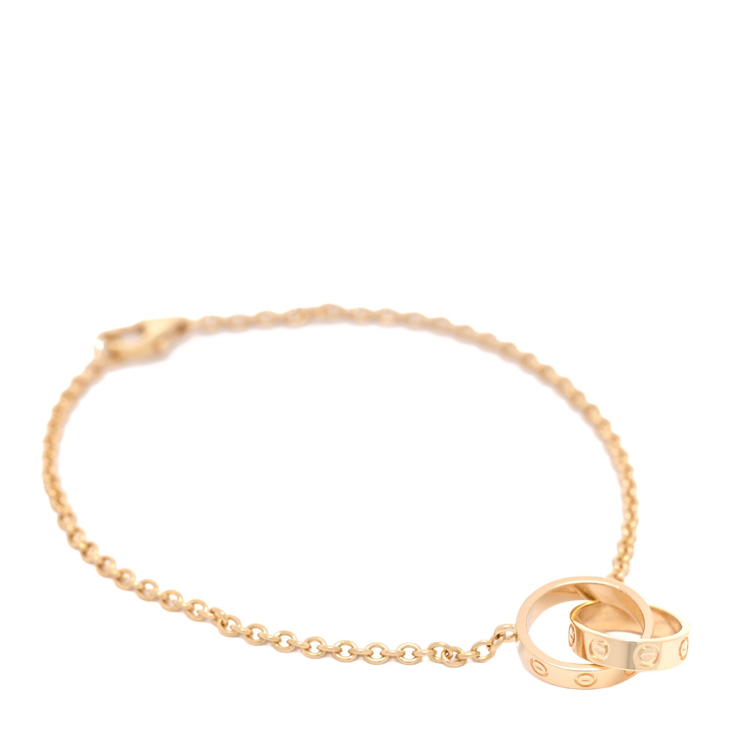 Cartier 18K Yellow Gold Interlocking LOVE Bracelet 1 of 3