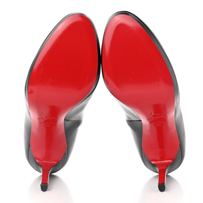 Christian Louboutin Calfskin Fifi Booty 85 Ankle Boots 40 Black 5 of 8