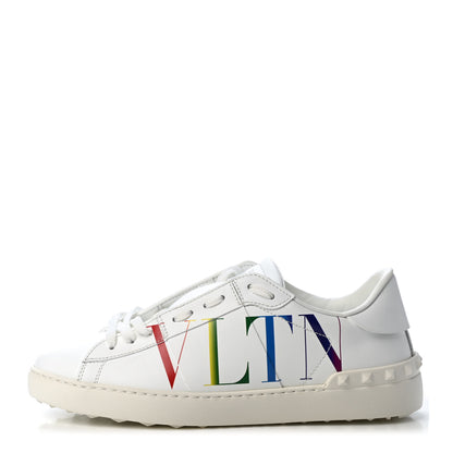 Valentino Garavani Calfskin VLTN Mens Rockstud Open Sneakers 41.5 Rainbow 1 of 4