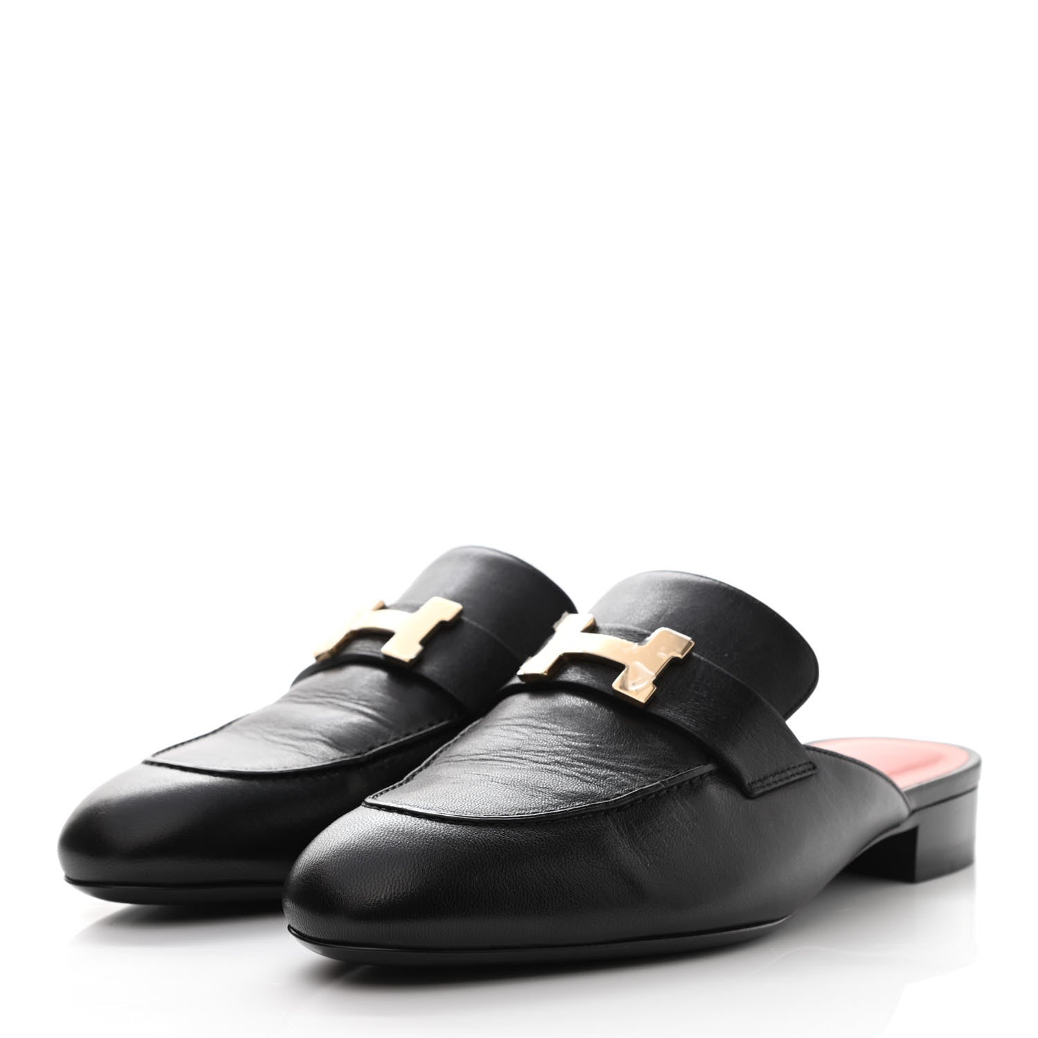 Hermes Goatskin Trocadero Mule 37 Black 3 of 9
