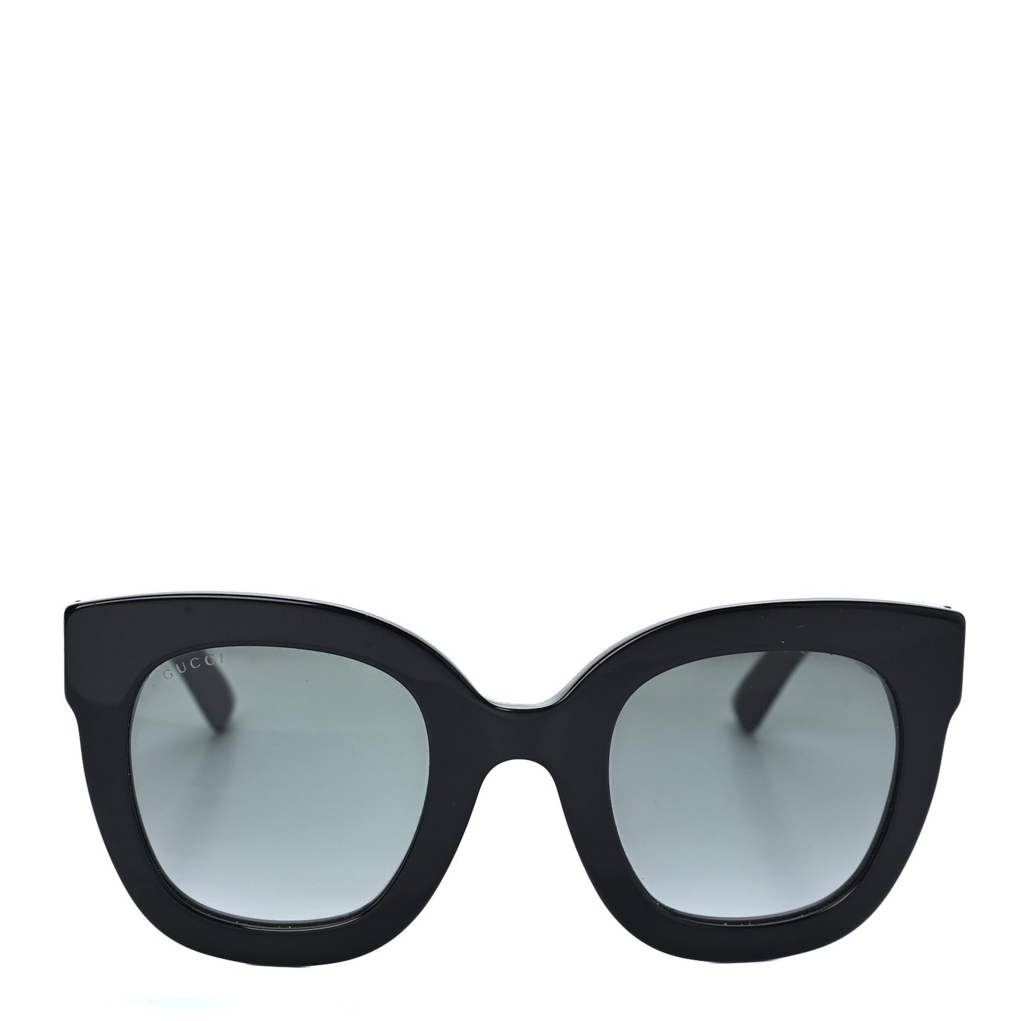 Acetate Crystal Star Round Frame Sunglasses GG0208S Black