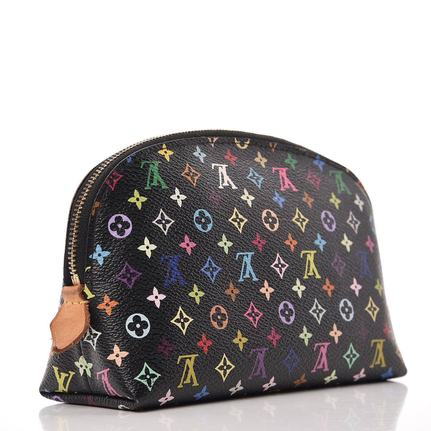 Louis Vuitton Monogram Multicolor Cosmetic Pouch Black Grenade 3 of 16