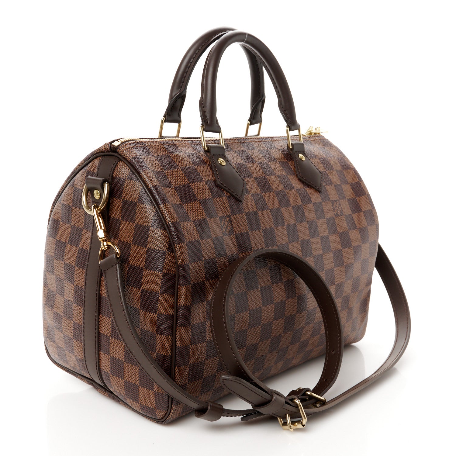 Louis Vuitton Damier Ebene Speedy Bandouliere 30 3 of 12