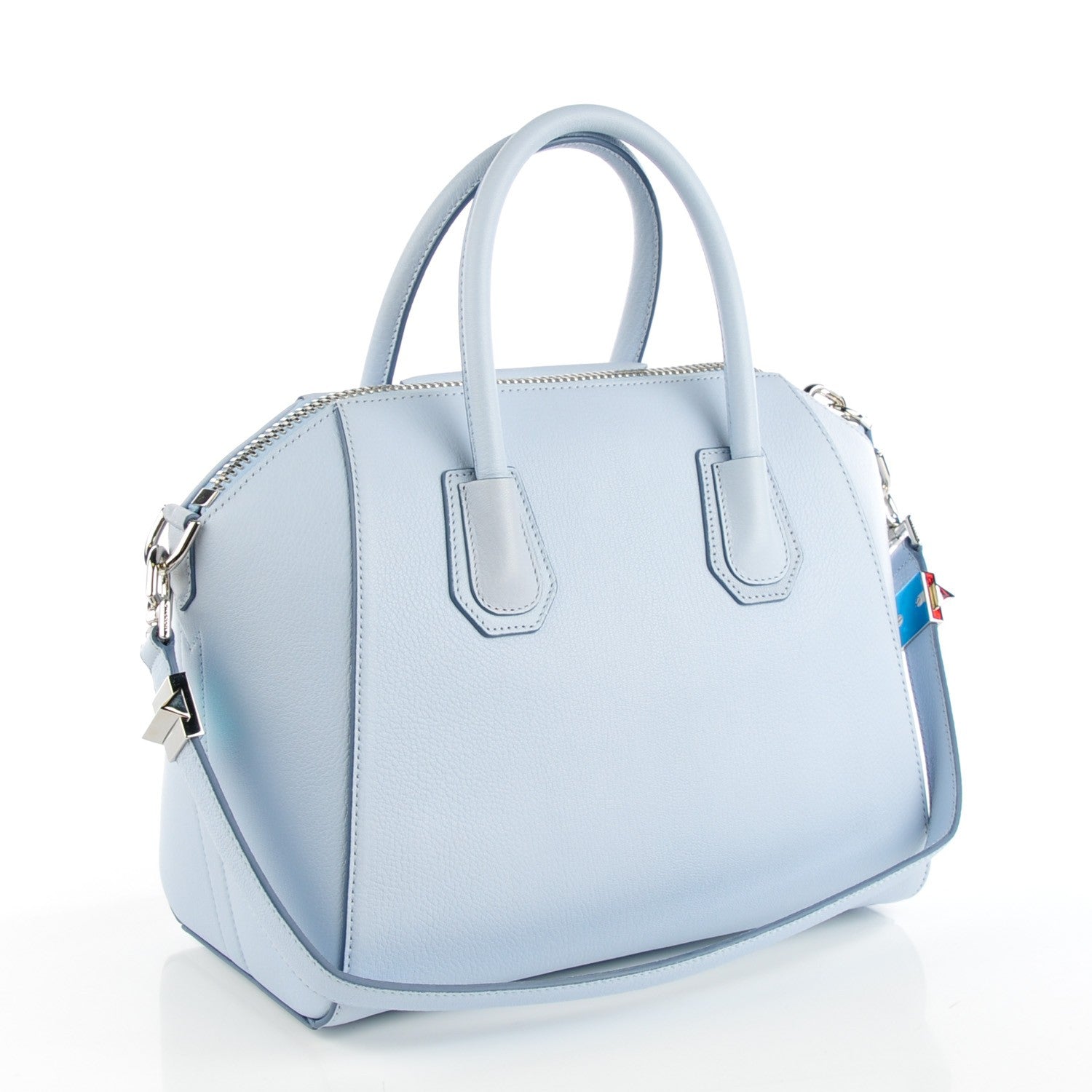 Givenchy Sugar Goatskin Small Antigona Pale Blue 3 of 7