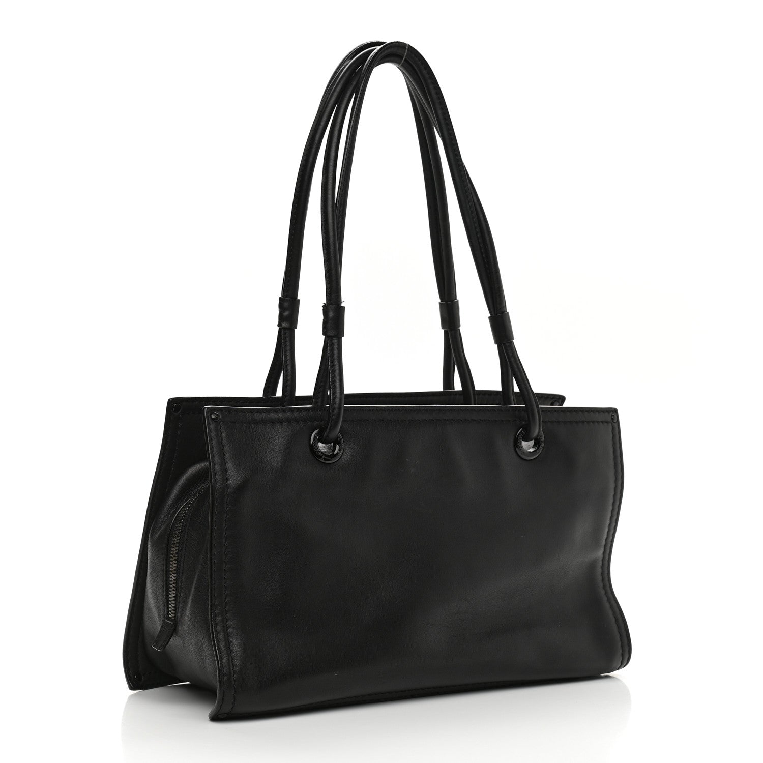 Loewe Nappa Chain Logo Shopper Tote Black 3 of 14
