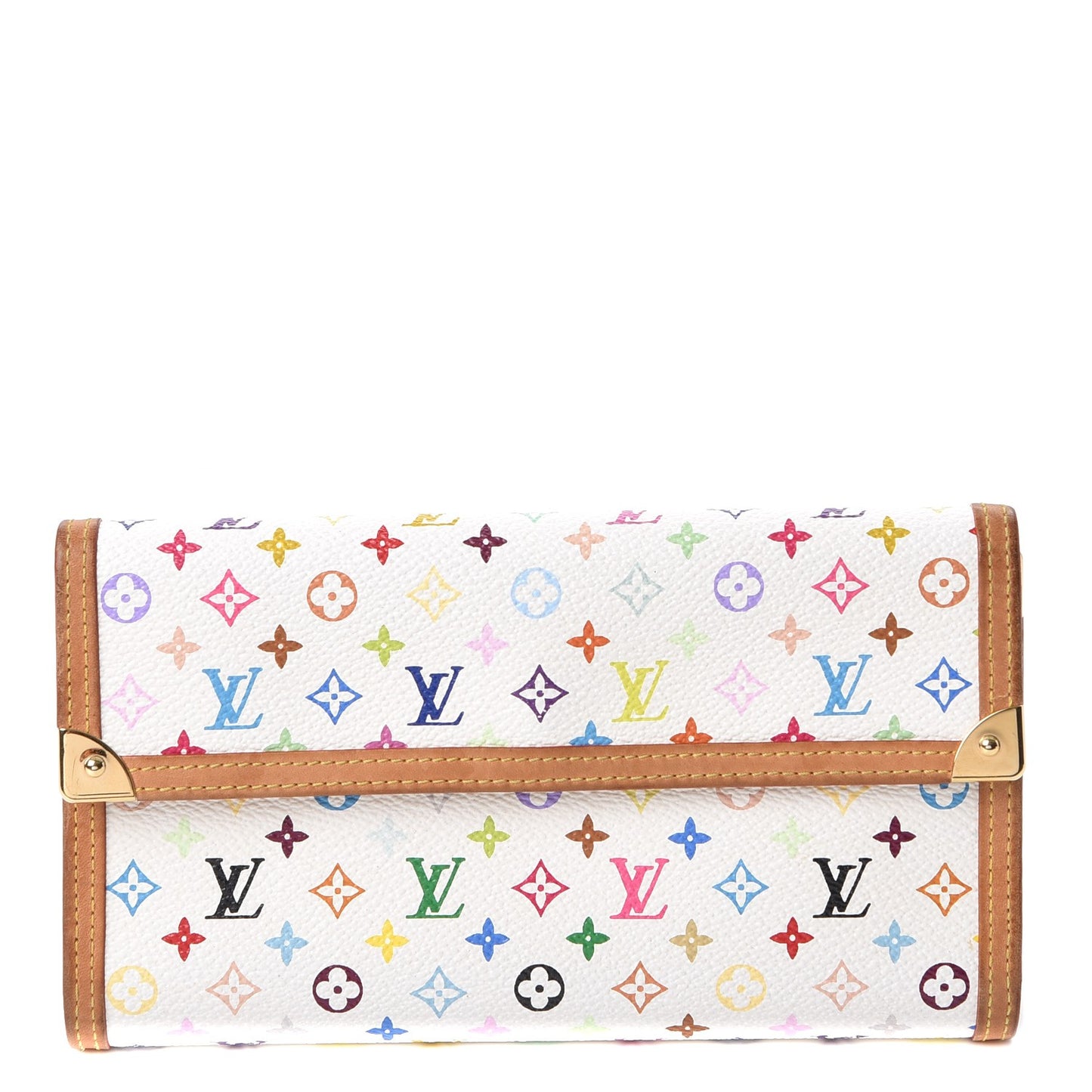 Monogram Multicolor Porte Tresor International Wallet White