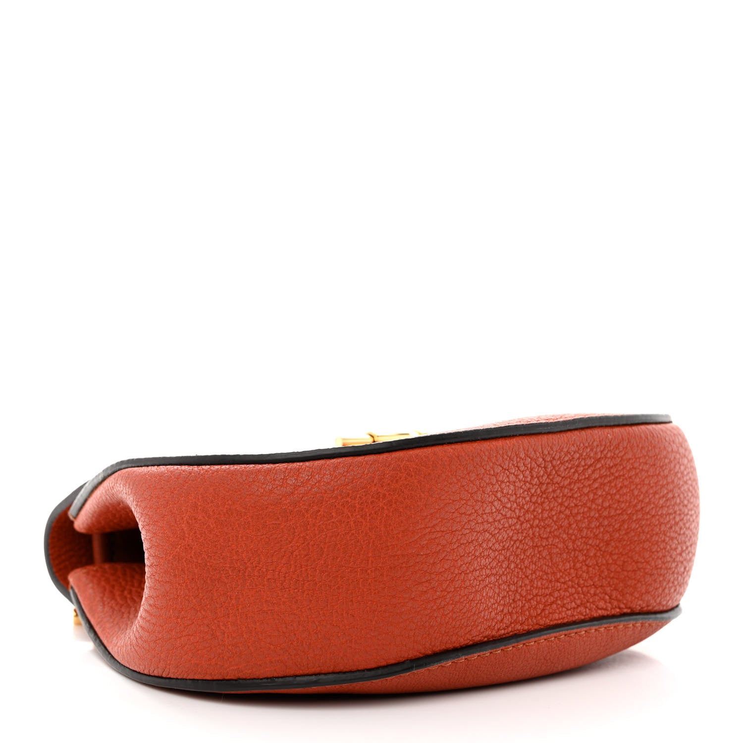 Chloe Grained Lambskin Mini Drew Shoulder Bag Foxy Orange 4 of 11